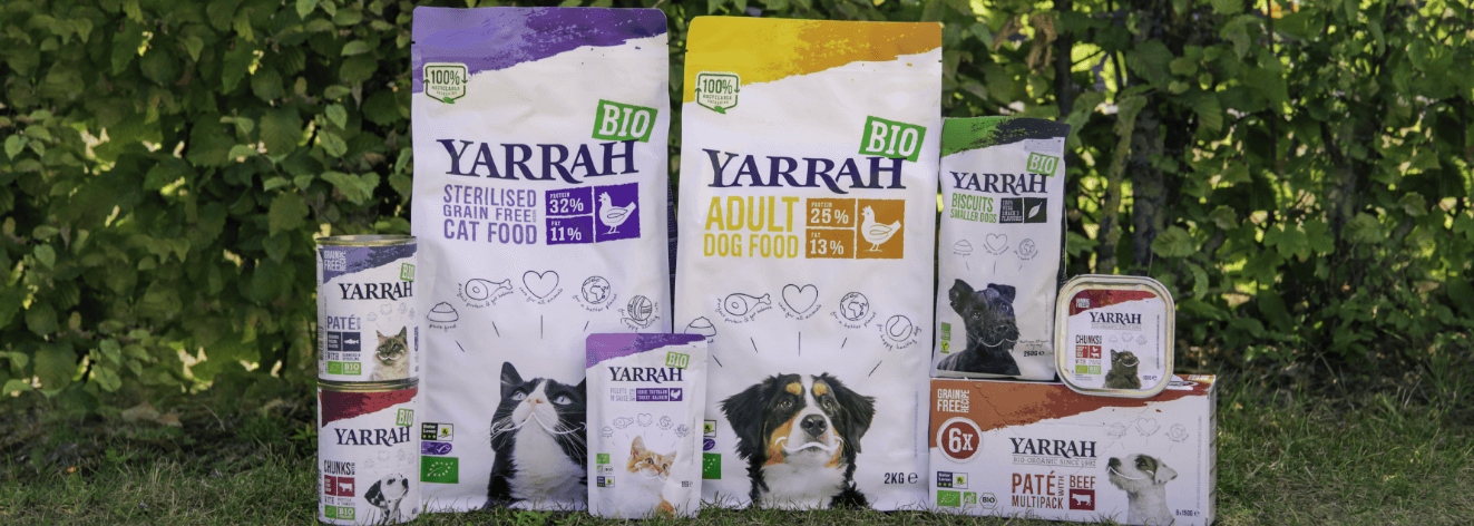 Miks valida Yarrah tervislik lemmikloomatoit kassidele ja koertele?
